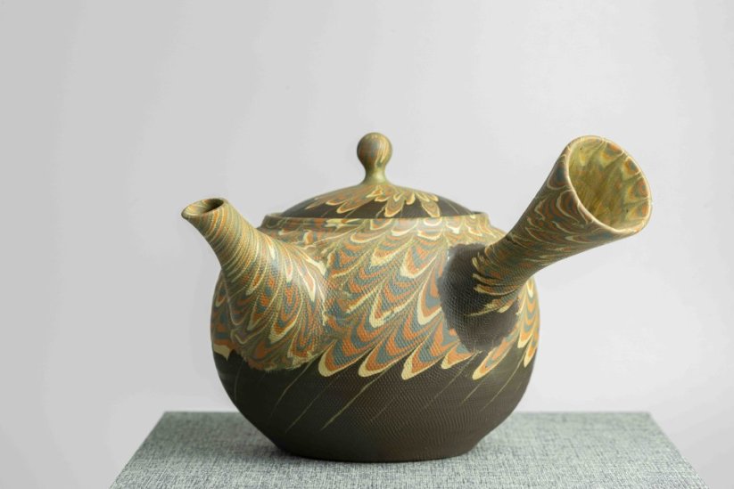 Sawada Hozan Vintage Nerikomi Kyusu - 290ml