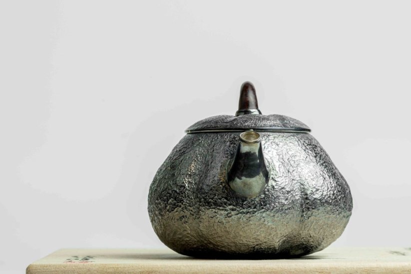 Pure Silver Black Pumpkin Tea pot - 120ml