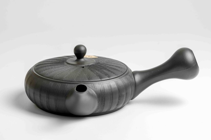 Uemura Natsue  Black Hira Kyusu - 200ml