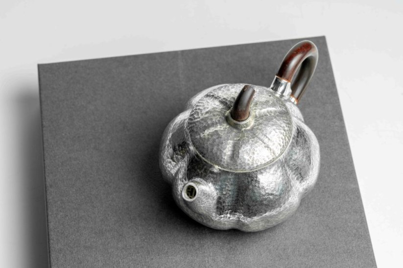 Pure Silver Hammered Tea Pot - 130ml
