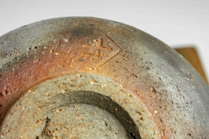Vintage Tozan Mori Bizen-yaki Chawan