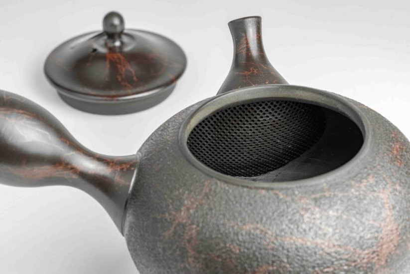 Koshin Marble Seaweed Kyusu - 230ml