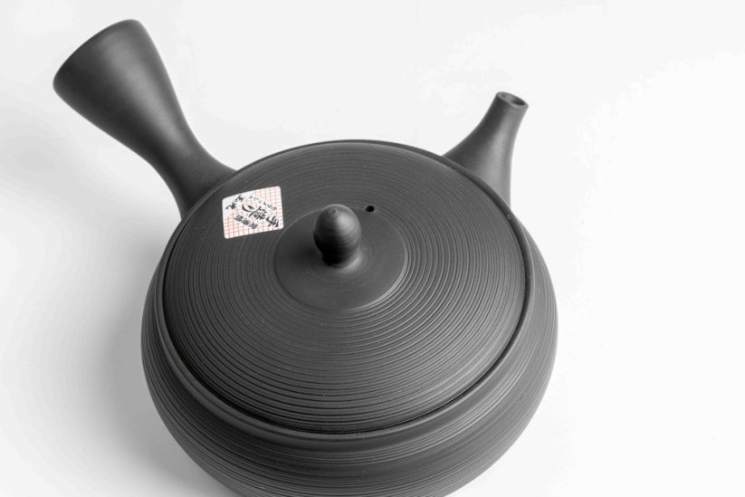 Tamamitsu Umehara Black Hira Kyusu - 230ml