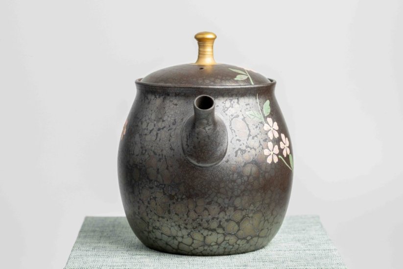 Shoryu Tenmoku Flower Teapot - 270ml