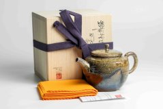 Masaaki Kobashi Bizen Hikidashi Gold Decorated Teapot- 170ml