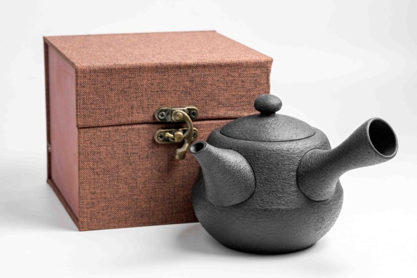 Seiho - Tsuzuki Takao - Black Momiji Kyusu - 240 ml