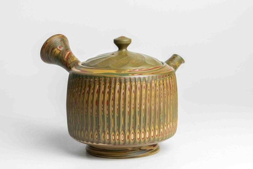 Rizen Tsuzuki Nerikomi Kyusu - 270ml