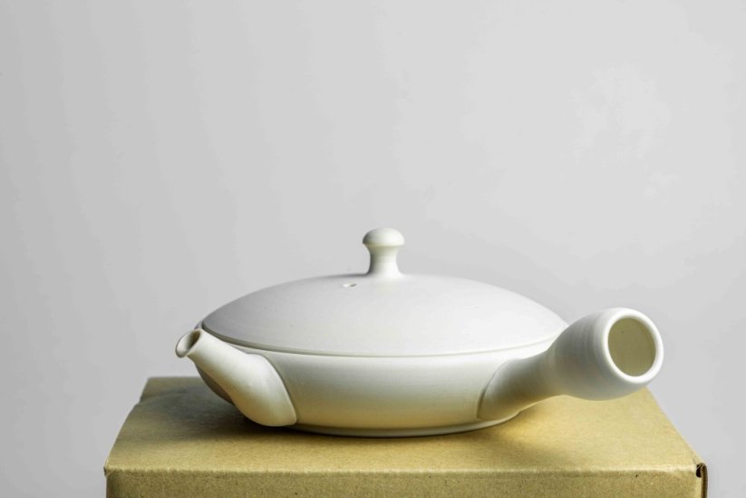 Junzo Maekawa White Hira Kyusu - 120ml