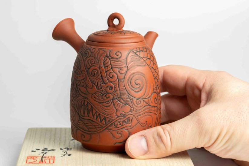 Konishi Yohei Kyusu Dragon.2 Carving - 250ml