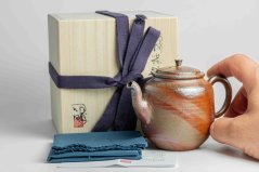 Masaaki Kobashi Bizen Hidasuki Teapot - 190ml