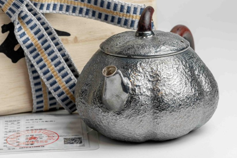 Pure Silver Black Pumpkin Tea pot - 120ml