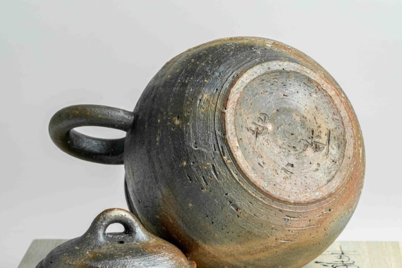 Masaaki Kobashi Ao-Bizen Hidasuki Teapot - 160ml