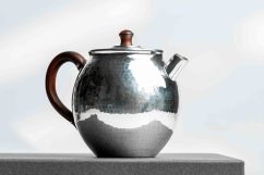 Pure Silver Hammered Tea Pot - 110ml