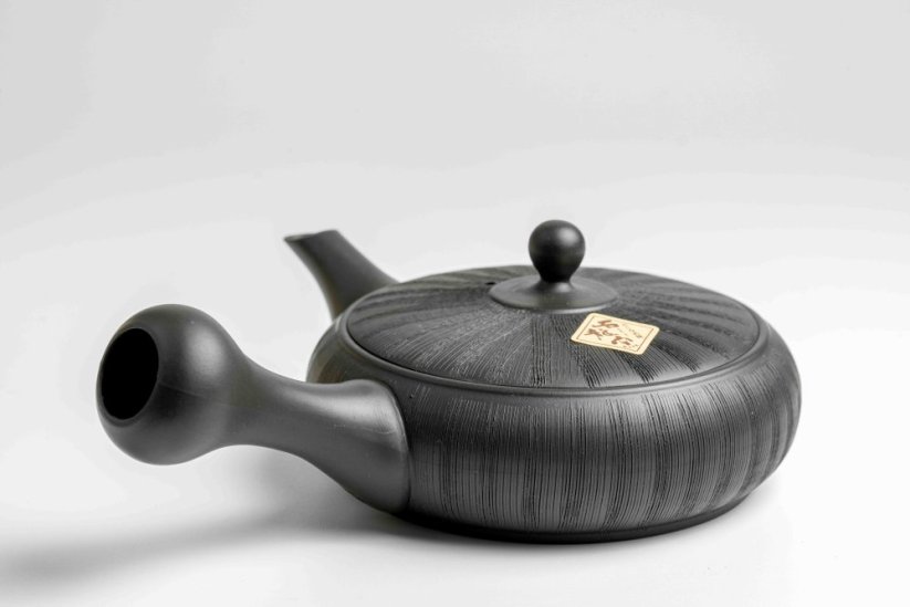Uemura Natsue  Black Hira Kyusu - 200ml