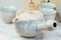 Tenryu Kiln Hagiyaki Set - 320ml + 5*100ml
