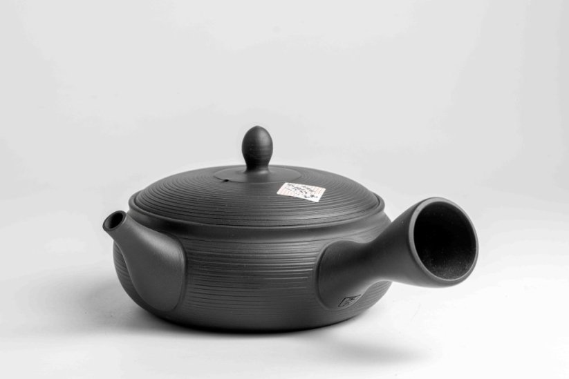 Tamamitsu Umehara Black Hira Kyusu - 230ml