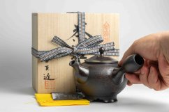 Koshin Marble Seaweed Kyusu - 300ml