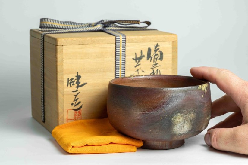 Kenichi Okumoto Vintage Bizen Chawan