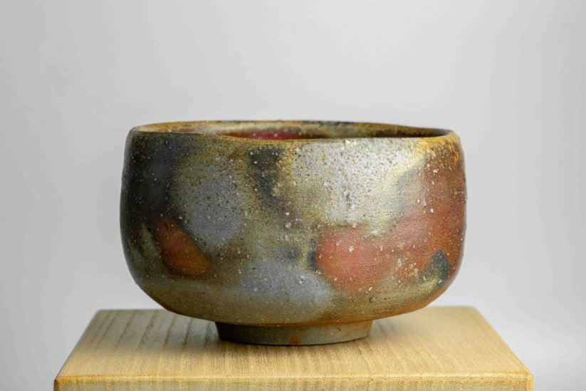 Matsuda Kazan IV Vintage Bizen-yaki Chawan