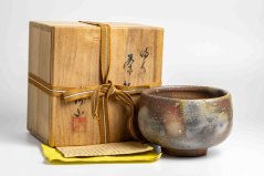 Vintage Tozan Mori Bizen-yaki Chawan