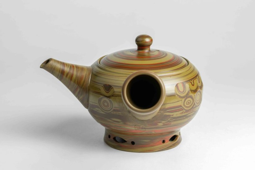 Yamano Gesso Nerikomi Kyusu - 240ml