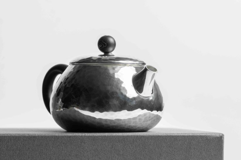 Pure Silver Hammered Tea Pot - 80ml