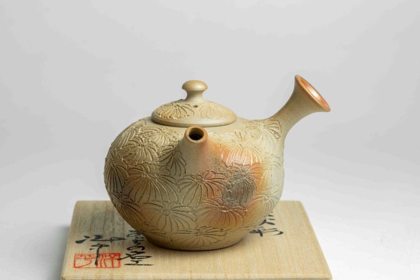 Konishi Yohei White Daisy Kyusu - 200ml