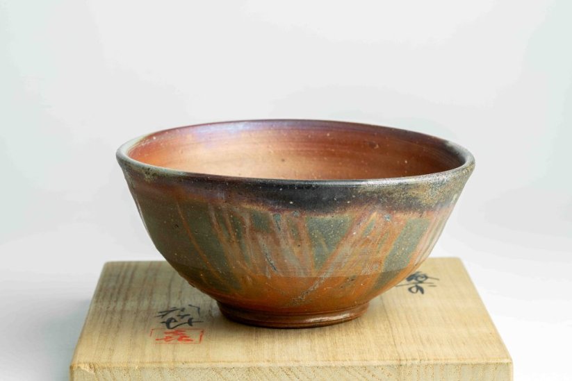 Ando Hiro Hidasuki Bizen Vintage Chawan