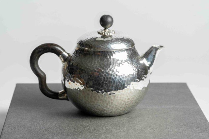 Pure Silver Hammered Tea Pot - 130ml