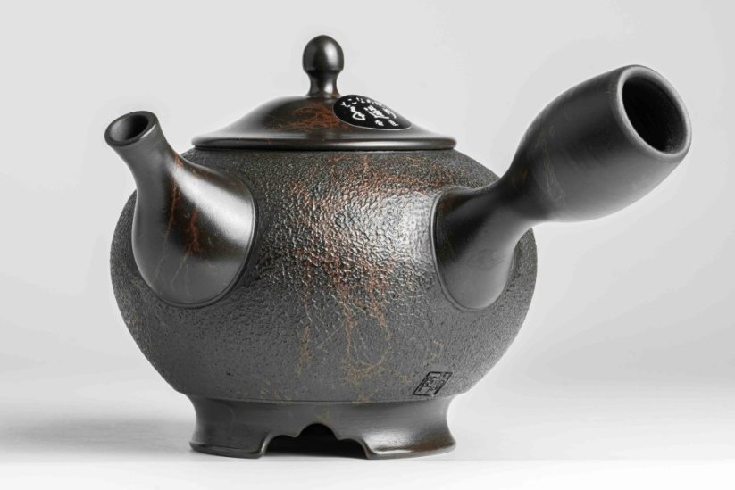Koshin Marble Seaweed Kyusu - 230ml
