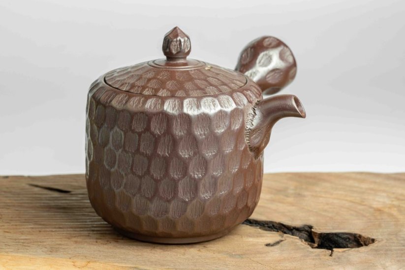 Mori Iroku III Carved Kyusu - 190ml