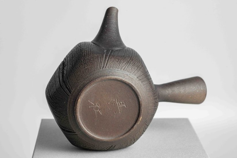 Jinshu Yohen Black Hexagonal Kyusu - 150ml