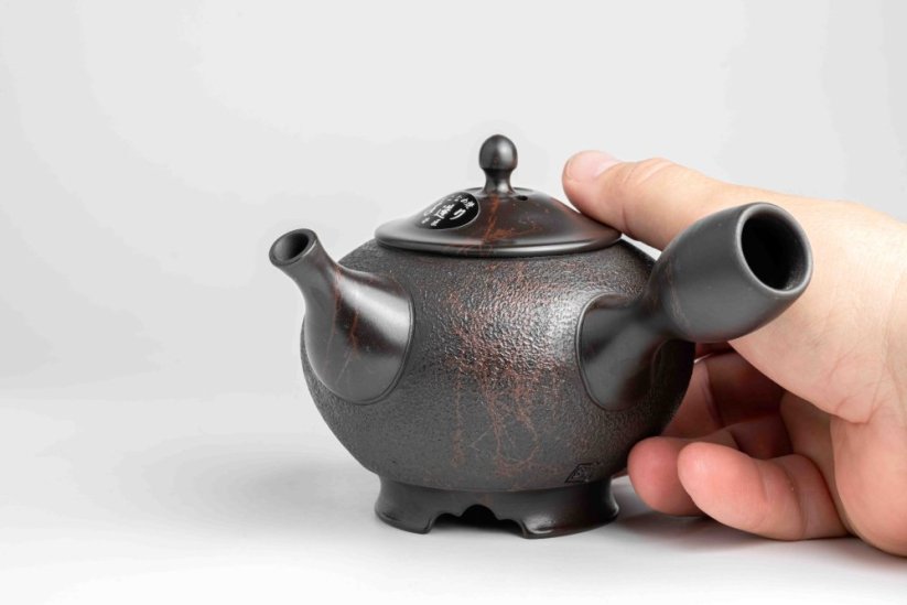 Koshin Marble Seaweed Kyusu - 230ml