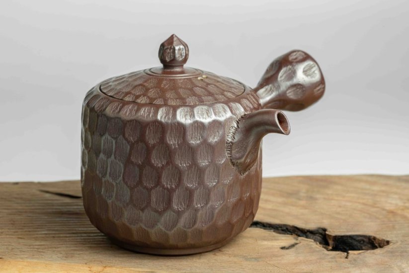 Mori Iroku III Carved Kyusu - 190ml