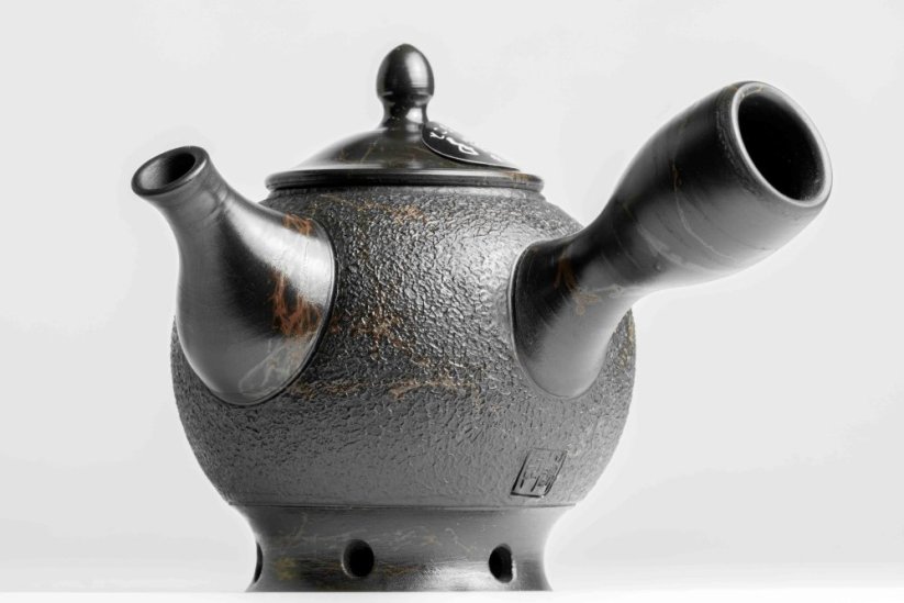 Koshin Marble Seaweed Kyusu - 130ml