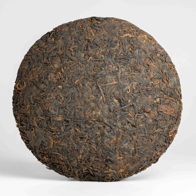 Menghai Double-Flavor Shu Cake 2004 - 335g - Weight: 50g
