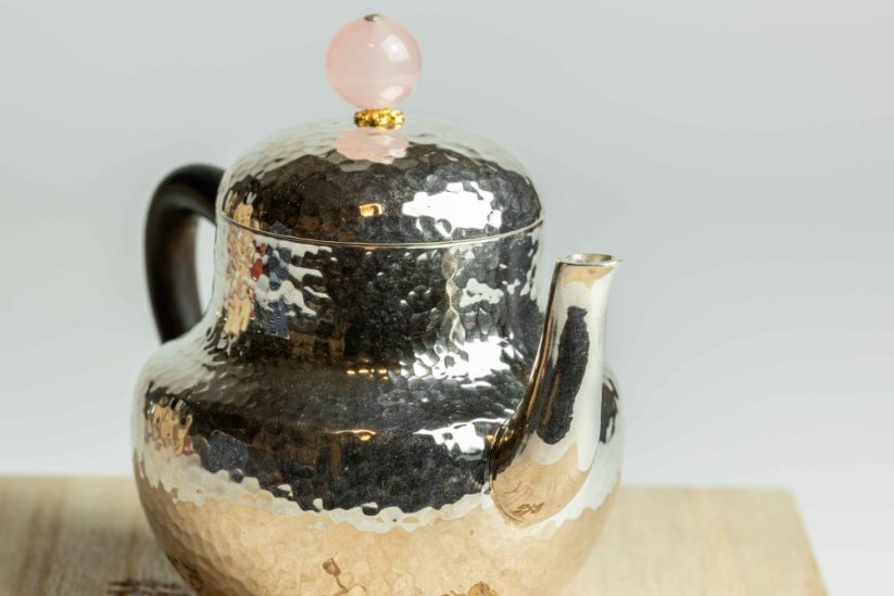 Pure Silver Si Ting Tea Pot - 70ml