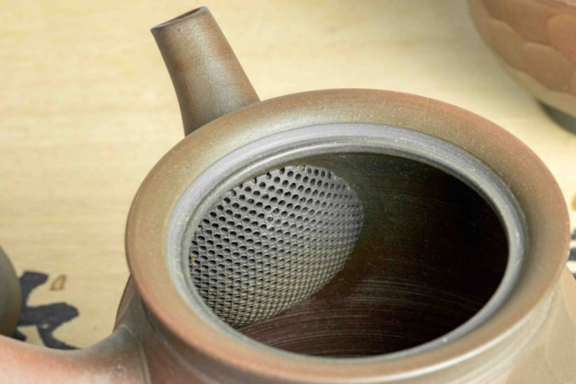 Jinshu Vintage Diamond Cut Yohen Kyusu Set - 350ml, 5*120ml