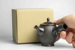 Koshin Marble Seaweed Kyusu - 180ml