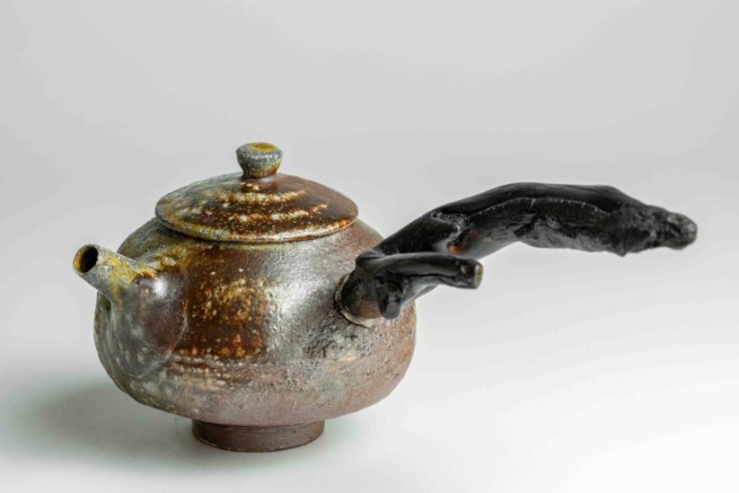 Jonathan Steel Anagama Wood Handle Kyusu no.1 - 160ml
