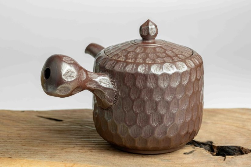 Mori Iroku III Carved Kyusu - 190ml