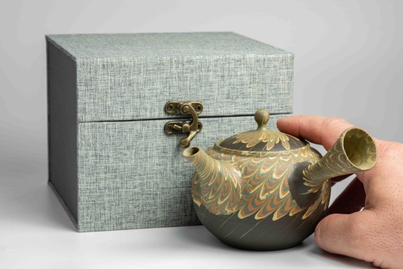 Sawada Hozan Vintage Nerikomi Kyusu - 290ml