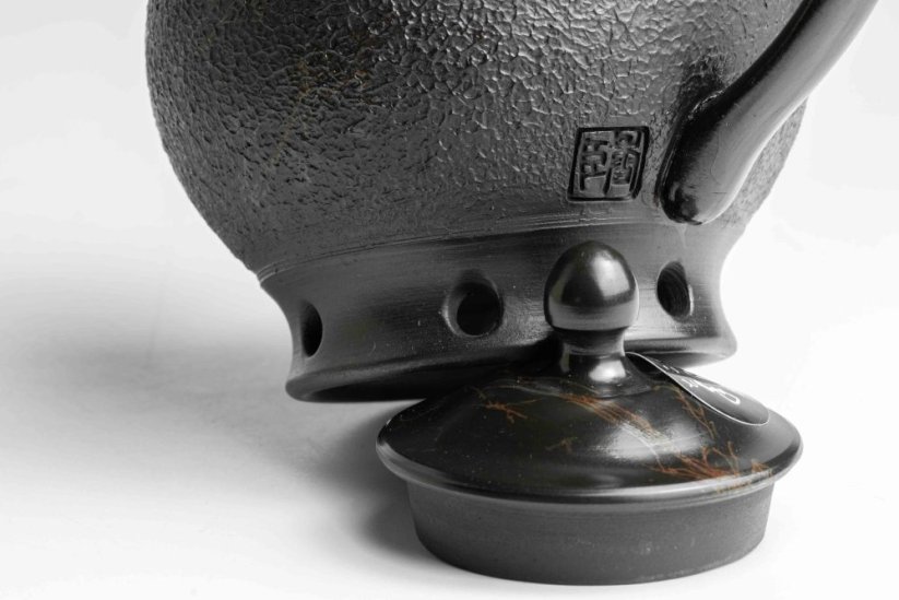 Koshin Marble Seaweed Teapot - 130ml