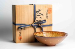 Kato Fujiyama Gold Crystal Tenmoku Chawan