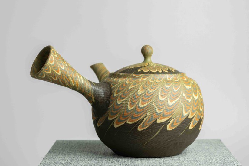 Sawada Hozan Vintage Nerikomi Kyusu - 290ml