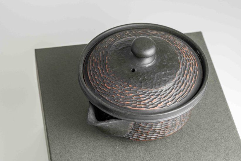 Yoshiki Murata Tsuchime Carved Hohin - 130ml