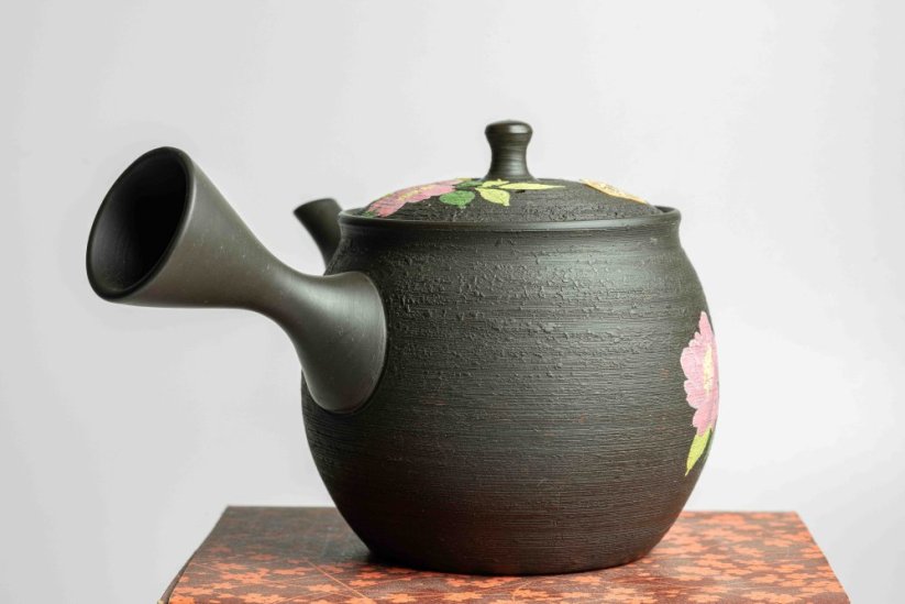 Vintage Shoryu Flowers Kyusu - 350 ml