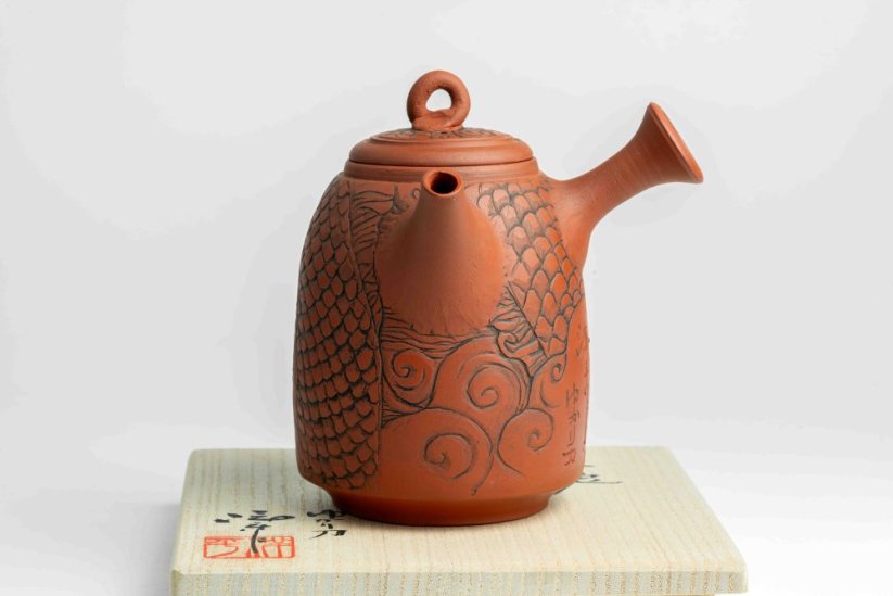 Konishi Yohei Kyusu Dragon.2 Carving - 250ml