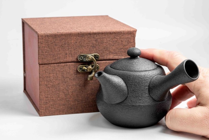 Seiho - Tsuzuki Takao - Black Momiji Kyusu - 240 ml