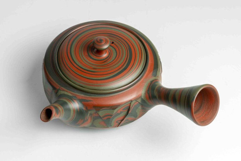Hozan Sawada Nerikomi Hira Kyusu - 200ml
